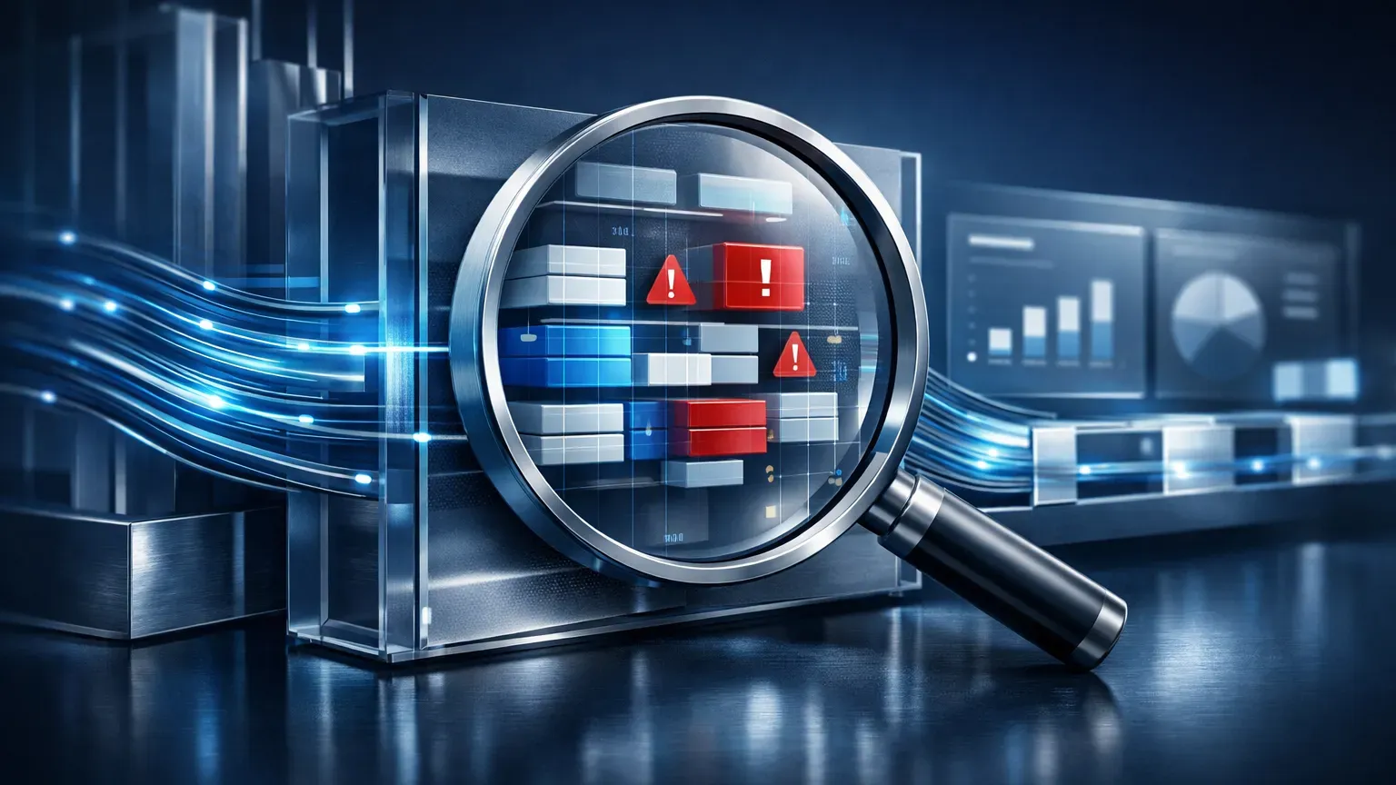 Editorial illustration: What data-quality checks should sit upstream of a dashboard, so the numbers stay trustworthy after refresh?
