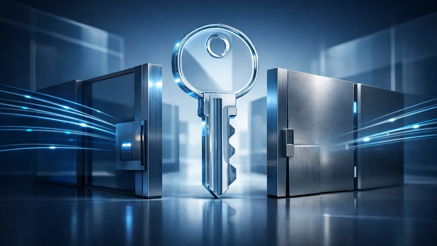 Editorial illustration: How should a small business roll out passkeys without locking users out?
